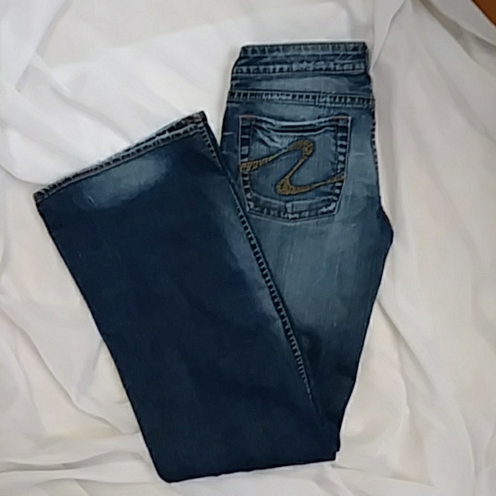 Flared leg Silver jeans
